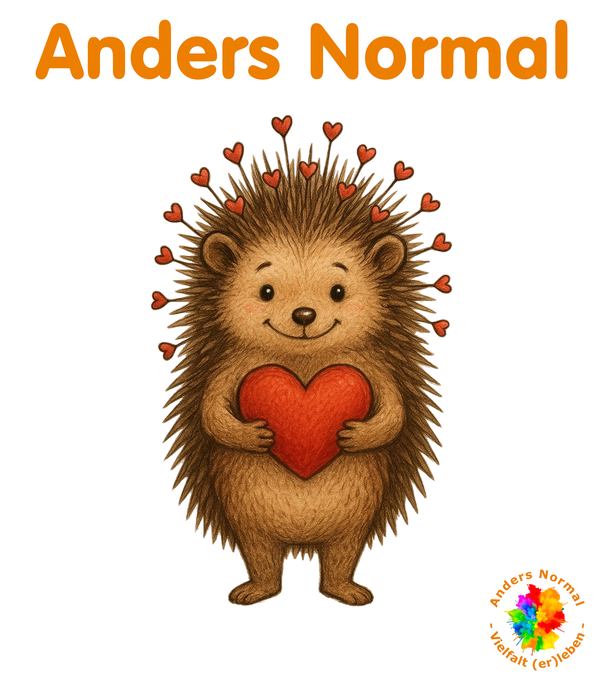 Igel mit Herzen