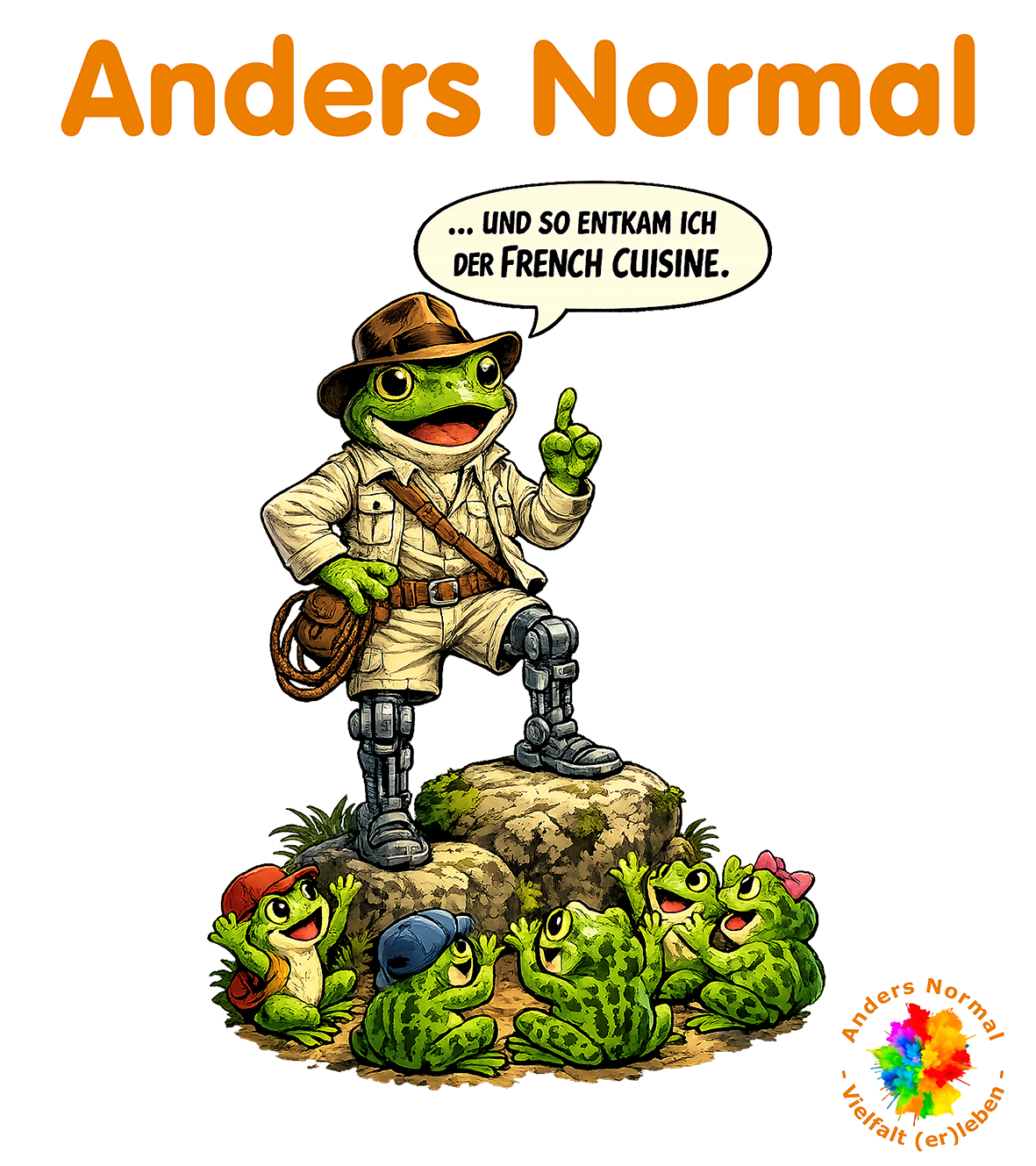 Abenteurerfrosch aus Frankreich