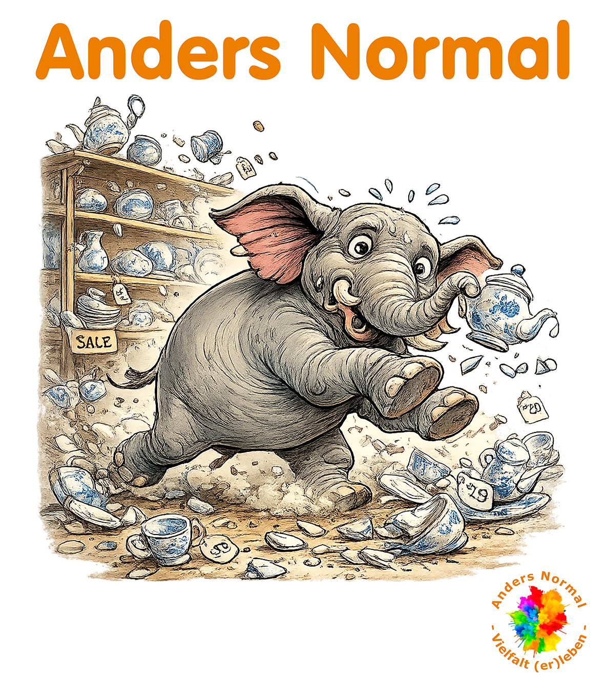 Elefant im Porzellanladen